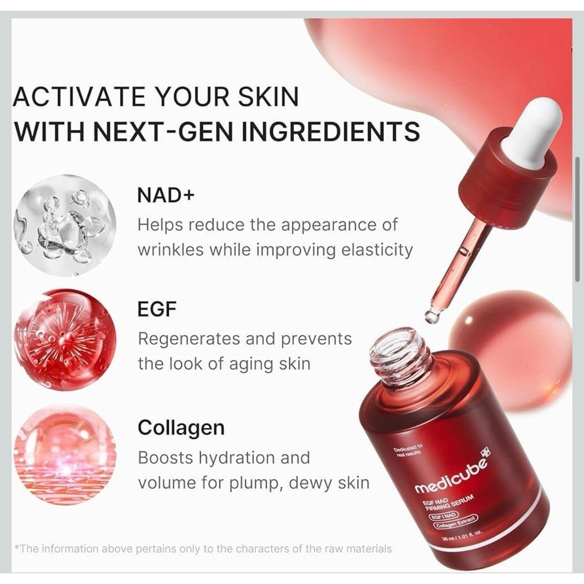 Medicube EGF NAD Firming Serum - NEW